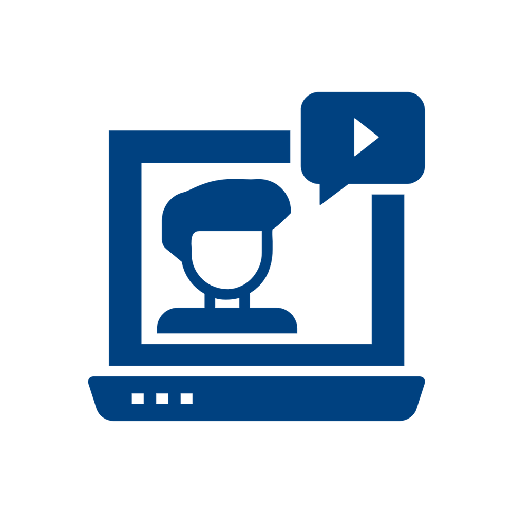  Computer with a person's face on it
